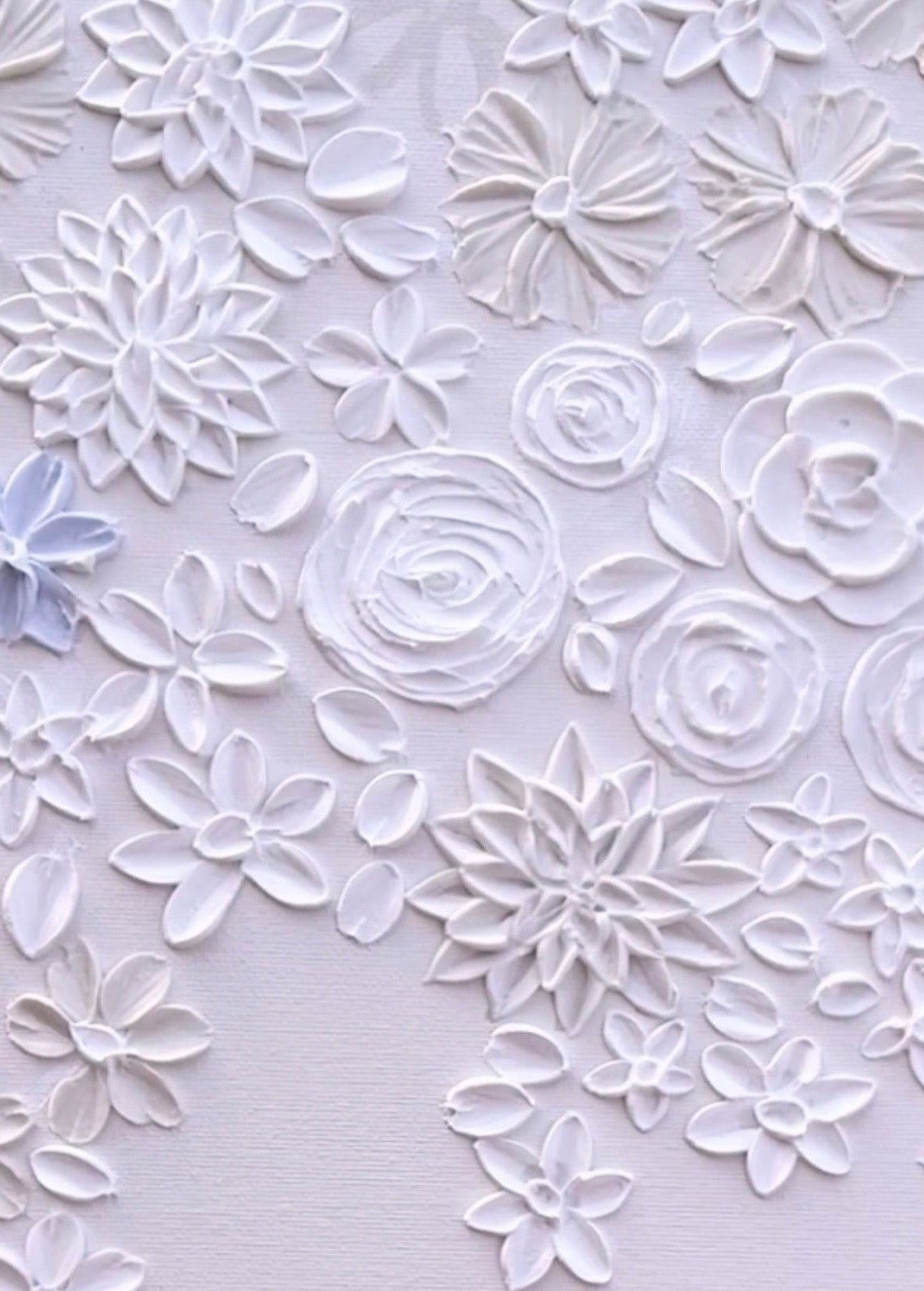 Floral - Falling Flowers 50 x 40 cm