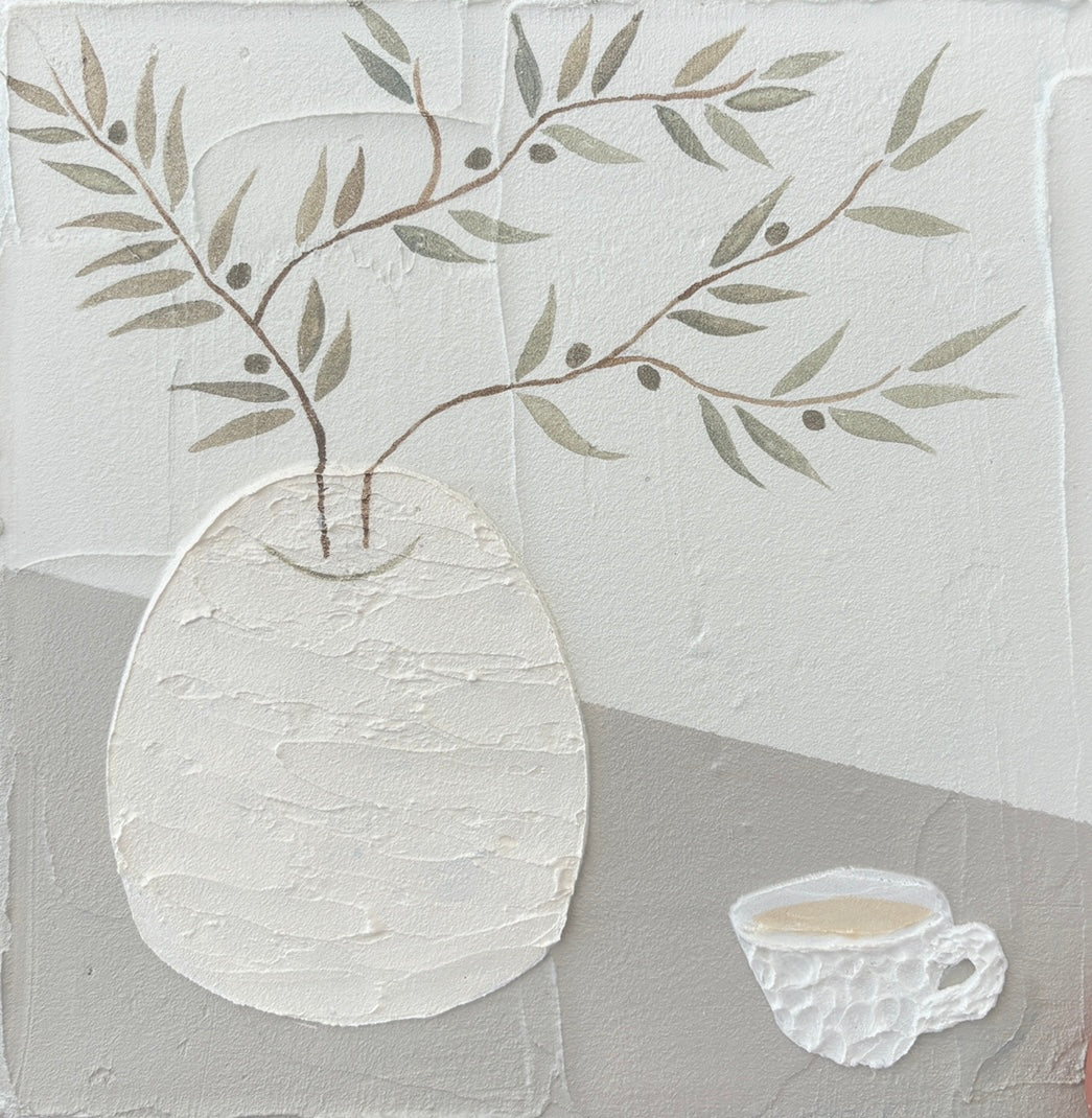 Olives and Cafe 20 x 20 cm