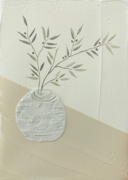 Olive Vase Mini 13 x 18 cm