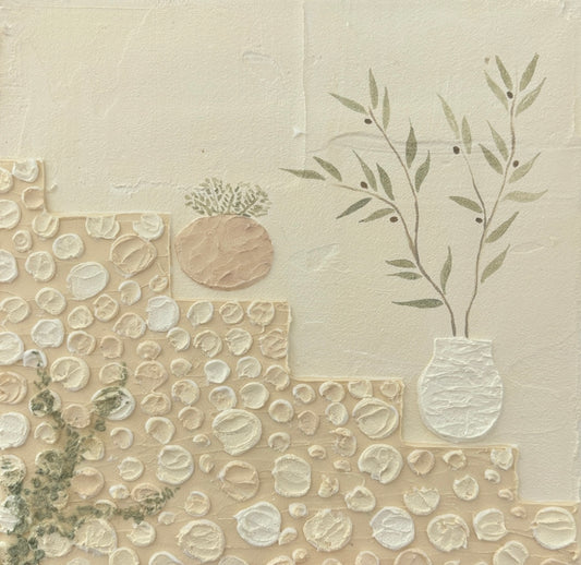 Olive Grove Village 20 x 20 cm